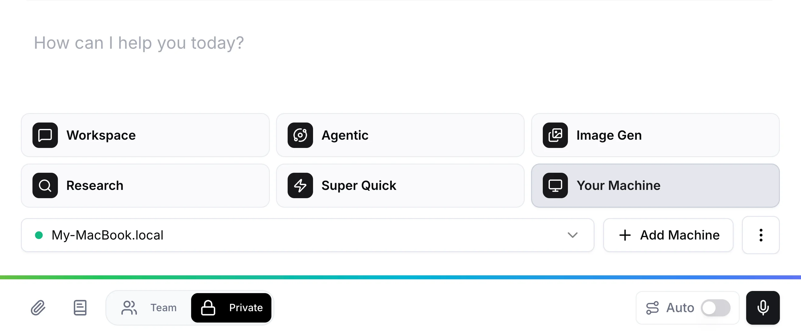 Your Machine: Run Your Local Agent Through Launchpad