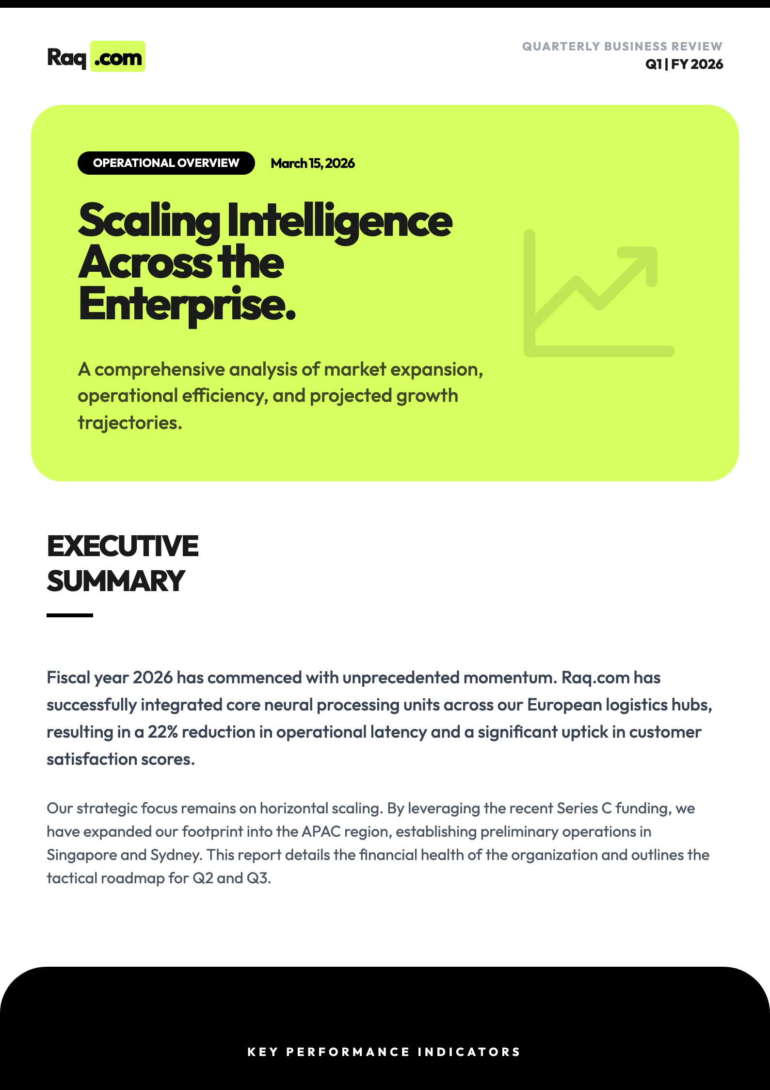 Bold Corporate Quarterly