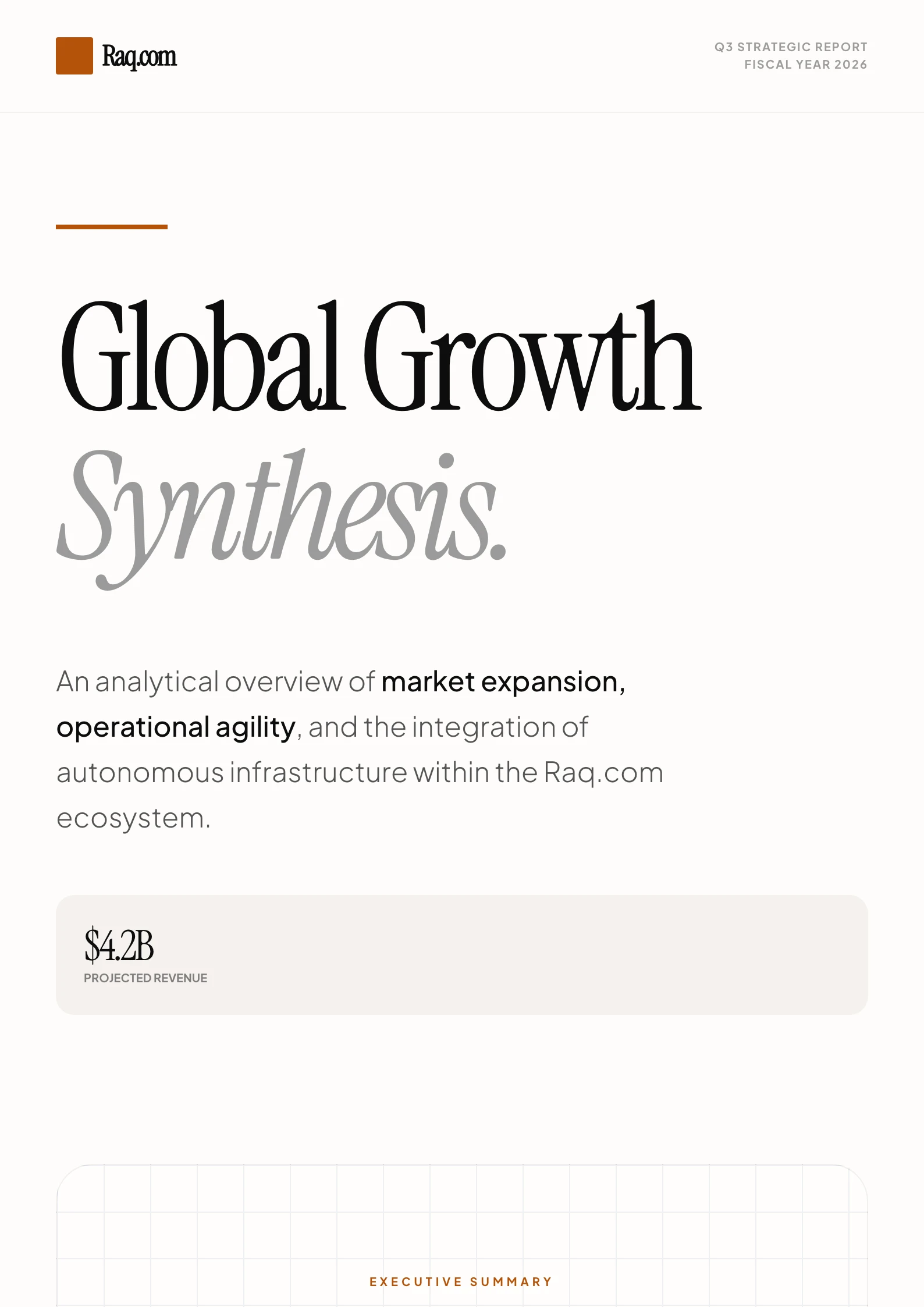 Modern Executive Serif 6