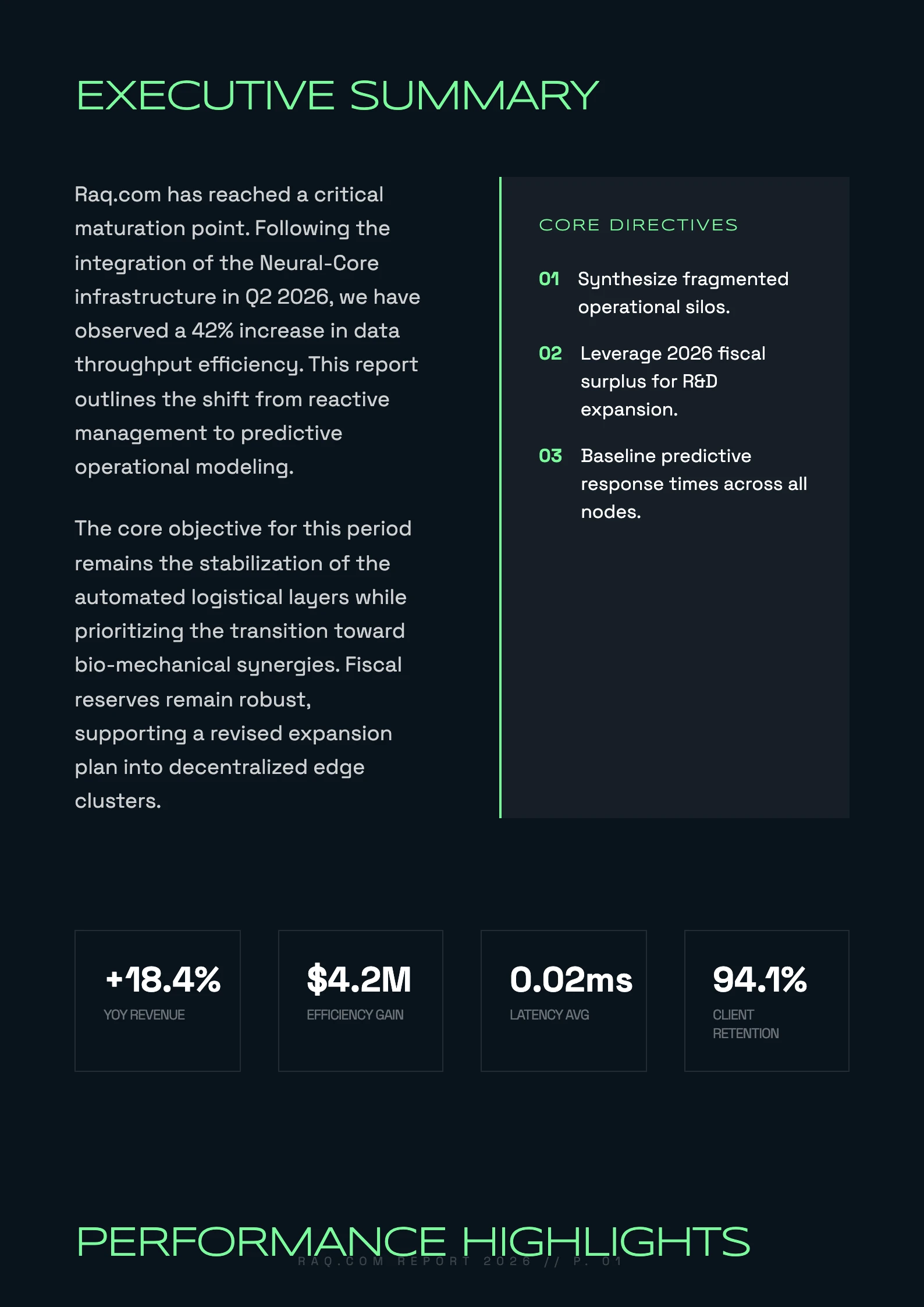 Modern Minimal Executive 2 - Page 2